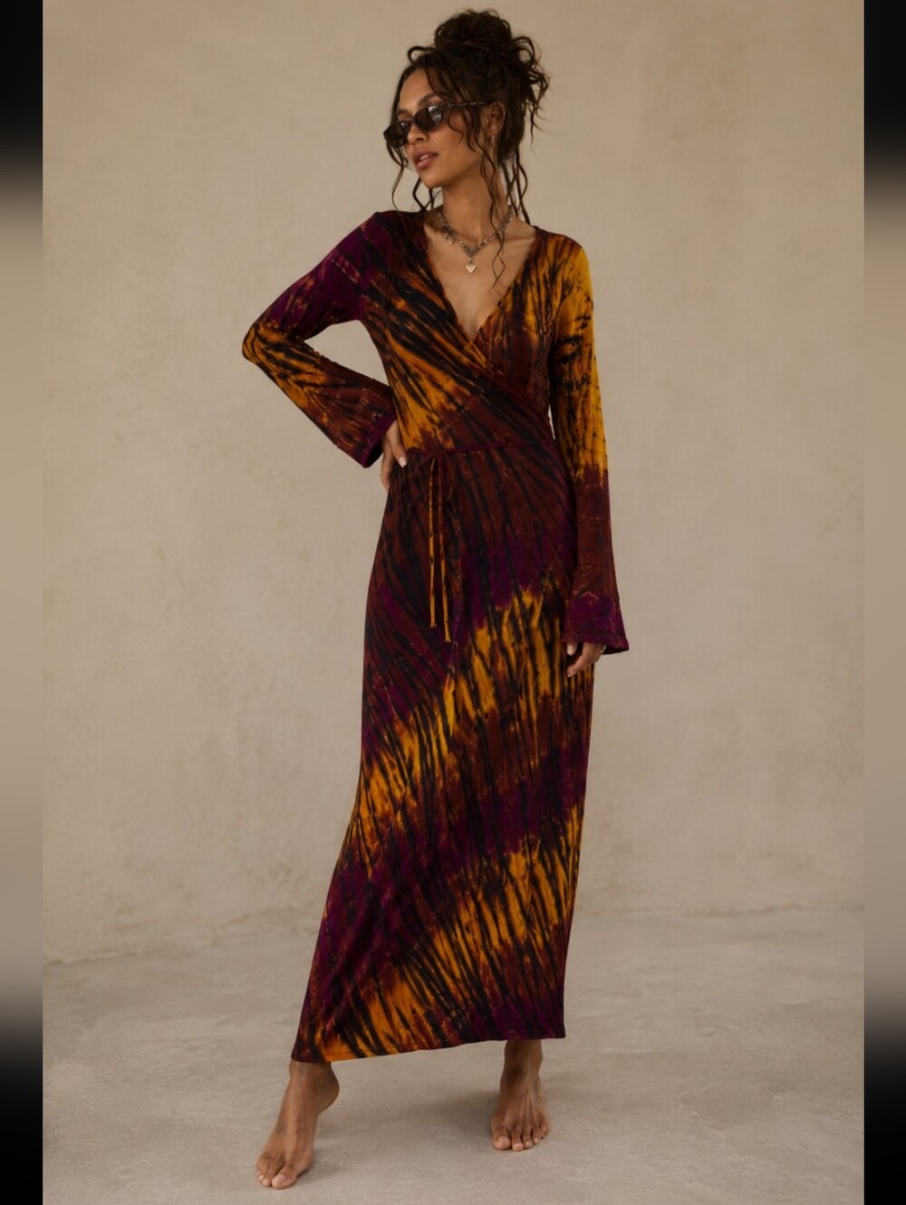 EARTHBOUND‎ Faux Wrap Dress